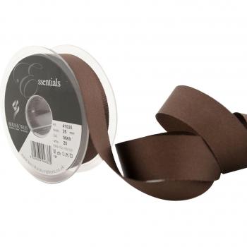 Essentials Berisfords r4102525/9669 | Cinta marrón | 20 m x 25 mm