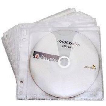 Iberplas 949036 - Caja de Fundas CD/DVD