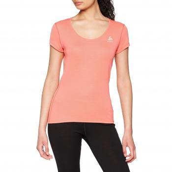 Odlo Suw Top Crew Neck S/S Active F-Dry Light Camiseta Interior, Mujer, Dubarry, M