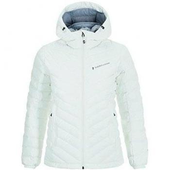 Peak Performance Women'S Frost Down Hood - Chaqueta para mujer, color blanco, talla S