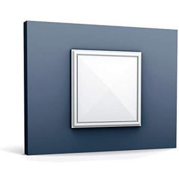 Panel Mural 3D Orac Decor W123 Autoire - Elemento Decorativo Clásico Blanco, 0,11 m2