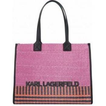 Karl Lagerfeld Women's Pink Tote Bag 231W3022 with Zip