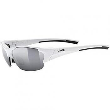 uvex Unisex-Adult, Blaze III Sports Glasses, White Black/Silver, One Size