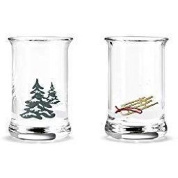 Rosendahl 5706422103392 - Juego de 2 vasos de cristal, diseño navideño