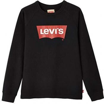 Levi's - Camiseta de manga larga - para niña Negro 8 Años