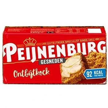 Pastel de especias holandesas | Peijnenburg | Rebanadas naturales de pan de jengibre | Peso total 280 gramos