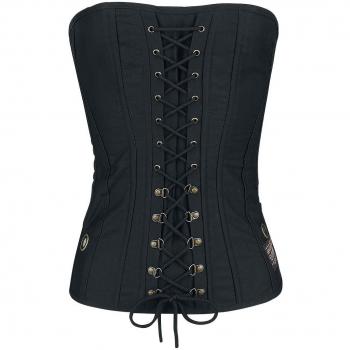 Alcatraz SP-Corset Corsé Negro L