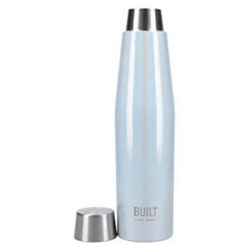Botella Térmica Antigoteo 540ml de Acero Inoxidable Libre de BPA Azul Iridiscente