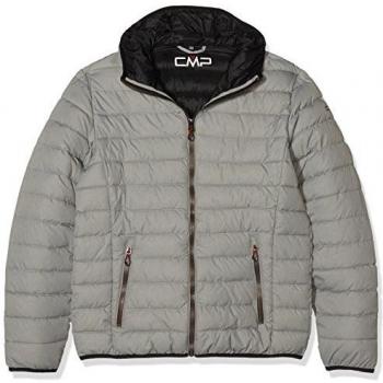 CMP - Chaqueta plumón, otoño/invierno, hombre, color Grey Mel/Nero, tamaño M
