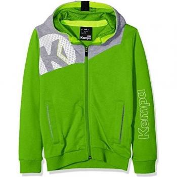 Kempa Core 2.0 Hood Chaqueta, Hombre, Verde Esperanza/Gris Oscuro, 128