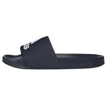 Chanclas Adidas Adilette Shower Azul, Unisex Adulto, Material Sintético, Suela de Goma, Diseño Ergonómico, Talla 53 1/3 EU