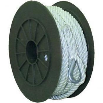 Seachoice Nylon Anchor Line – blanco – 1/2 x 150 40740