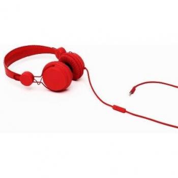 Coloud Colors Red On-Ear Kopfhörer mit Mikrofon und Fernsteuerung