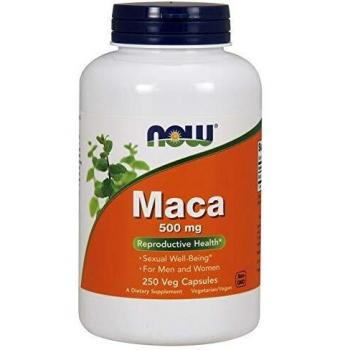 Maca 500mg Vegan Capsules - 250 Count, Gluten-Free, Soy-Free, Lab Tested