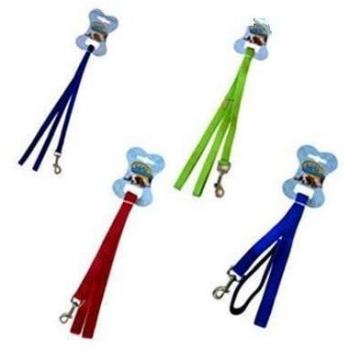 Correa para Perros de Nylon Basic 2.5 X 120 Cm - Rojo/ Azul