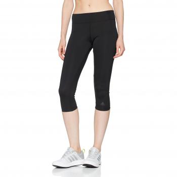 adidas D2M 3/4 Tight Mallas, Mujer, Negro, XL