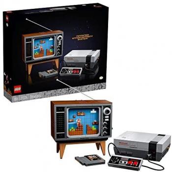 LEGO Super Mario Nintendo Entertainment System 71374 Building Kit; Creative Set for Adults; Build Your Own NES and TV, New 2020 (2,646 Pieces)