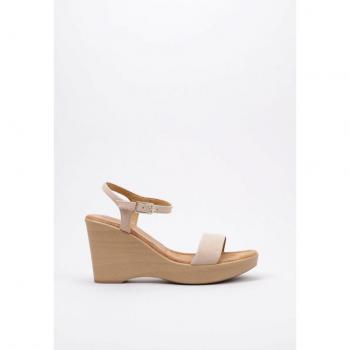 Unisa RITA_23_KS Sandalia Con Cuña Mujer Beige 37