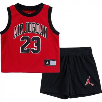 Conjunto Nike Jordan Muscle Short - Chándal Unisex - Color Rojo - Talla 104-110 CM