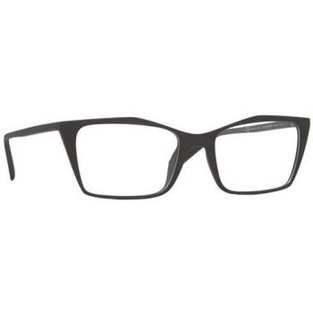 Italia Independent II 5615 009.000 Women’s Eyeglasses Black Size 52 - Blue Light Block Available (Frame Only)