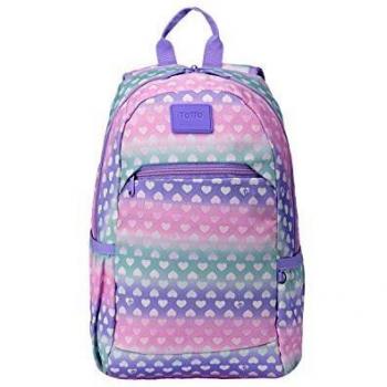 Totto-Mochila Juvenil Eco-Friendly Estampado Corel - Tracer 1