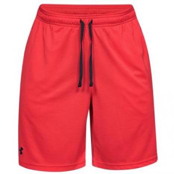 Under Armour Men's Tech Mesh Red Shorts - M, Versatile Sports Shorts for Training and Running
