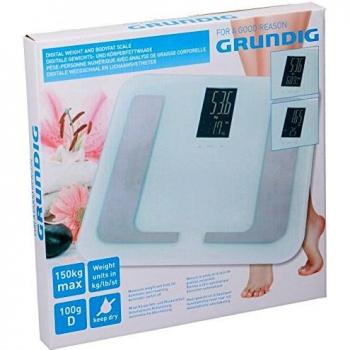 Balanza digital para personas 30,6x30,6x2cm Grundig