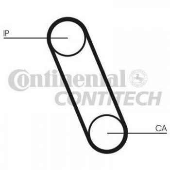 Correa Dentada CONTITECH CT561 - Correa de Distribución Crantada 80 16