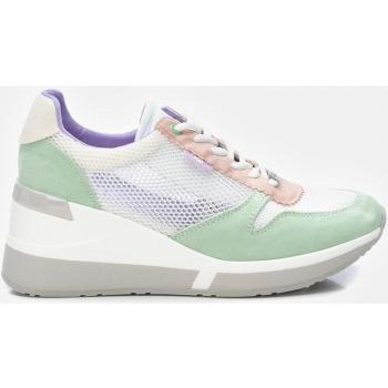 Zapatillas deportivas Xti 141370 Verde -Altura cuña 7cm-