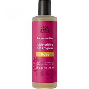 Urtekram Shampoo - Rose - Normal Hair - 250 ml,Vegan, Organic, Moisturizing, Natural Origin