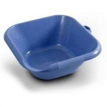Tatay Barreño Cuadrado, 6L de Capacidad, Libre de BPA, con Orificio Colgador, Azul. Medidas 34 x 13 x 35 cm