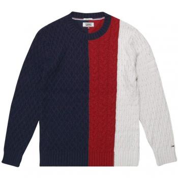 Tommy Hilfiger Jersey 901 TJM Colorblock Cable Sweater