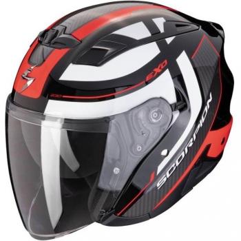 Casco Jet Scorpion EXO 230 PUL Negro-Rojo (XS 54-55)