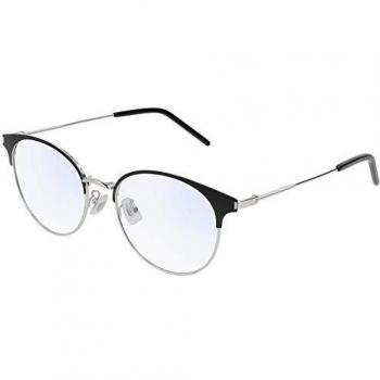 SAINT LAURENT Gafas de Vista SL 236/F Black Silver 52/18/150 hombre