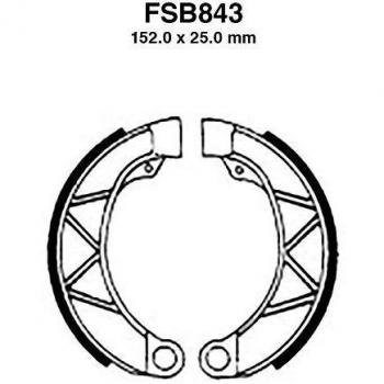 Zapato de freno Ferodo FSB 843 unisex
