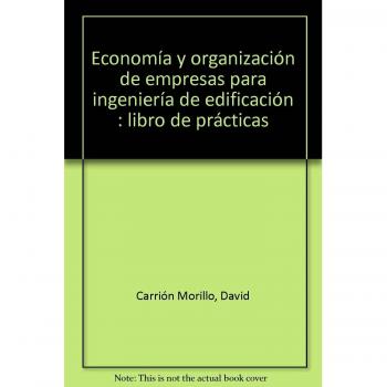 Economía y organización de empresas para ingeniería de edificación: libro de prácticas