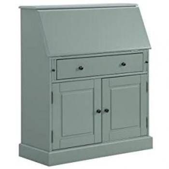 Escritorio de Pino y MDF - Color: Verde Almendra - CLEORE