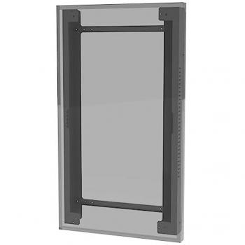 Peerless Outdoor Tilt Wall Mount for LG 55 High Brightness Display, Portrait Orientation, Black, VESA Compliant