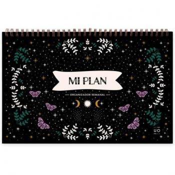 Organizador semanal Místico 60 páginas 18x28 cm multicolor español
