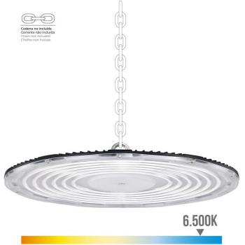 Campana LED Aluminio 100W 10000 Lm Ø30x3,2 cm