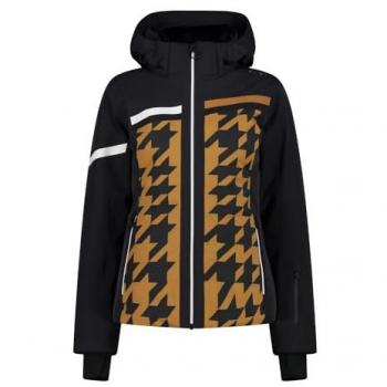 CMP Women's Brown Zip Hood Ski Jacket Size 38