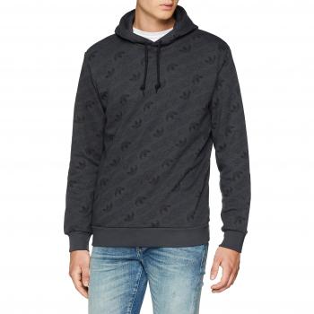 adidas AOP Hoodie Sudadera, Hombre, Gris