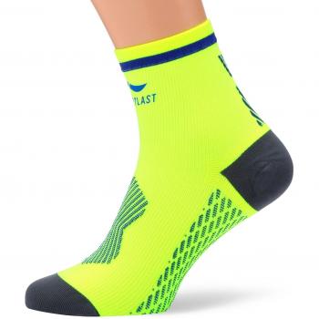 Sportlast Pro Calcetines de Compresión, Amarillo / Azul, XL