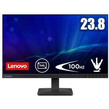 Monitor Lenovo L24-4e 23.8 Full HD 1920 x 1080 IPS 100Hz Antirreflejos 4ms Negro