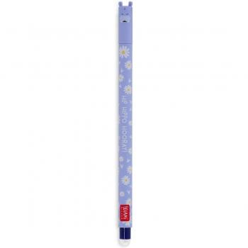 Bolígrafo de gel borrable Legami Hippo, tinta azul, grosor 0.7