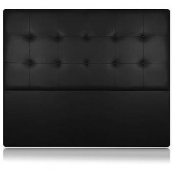 Cabecero Atenea Tapizado en Polipiel Negro 190x120cm de SonnoMattress