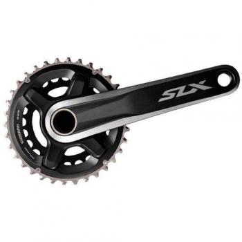Shimano SLX MTB FC M7000 B de bielas 2 x 11 velocidades, 36 – 26 Z. Outboard Negro y manivela Longitud 170 mm 2017 Manivela