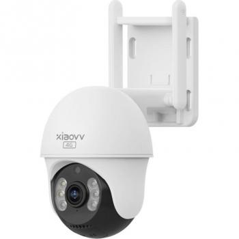 Cámara de Seguridad Exterior Xiaovv P9S 4MP Full HD con Conexión 4G/LTE - Color Blanco