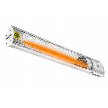 Calefactor eléctrico infrarrojo NEO TOOLS 90-030 para interior y exterior, 2000 W, acero