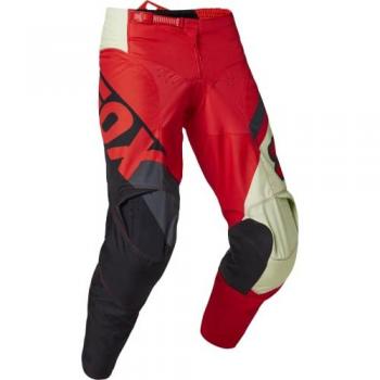 Fox 180 Xpozr Pantalones de motocross para hombres, color negro y rojo, talla 28W